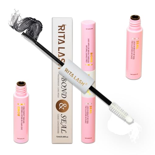 RITALASH 2-in-1 Lash Bond and Seal Waterproof Eyelash Cluster Glue