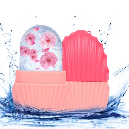 Daifanni Mermaid Silicone Ice Cube Roller for Face and Eyes (Pink)