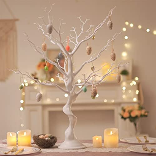 White 2ft 6in Artificial Manzanita Tree Centerpiece for Wedding & Party Decor