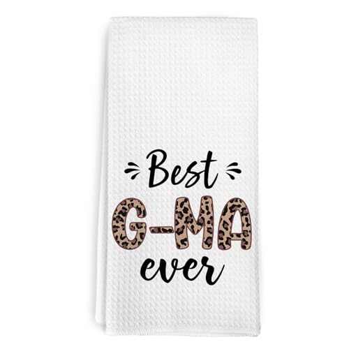Leopard Kitchen Towels for Grandma - 16x24 Inch Gift Set