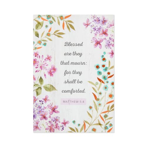 Hallmark Religious Sympathy Cards - 12-Pack with Floral Designs