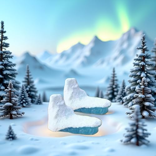 Arctic Iceberg Polar Bear Cake Toppers 2-Piece Winter Decor Set