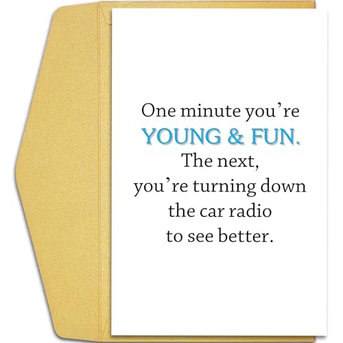 Funny Birthday Card for Men & Women - Hilarious Greeting Card