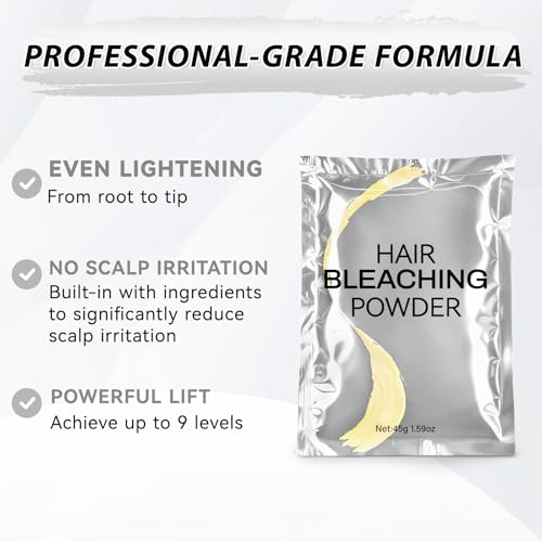 Cosmpro Professional Hair Bleach Powder 45g - 8 Level Lightener