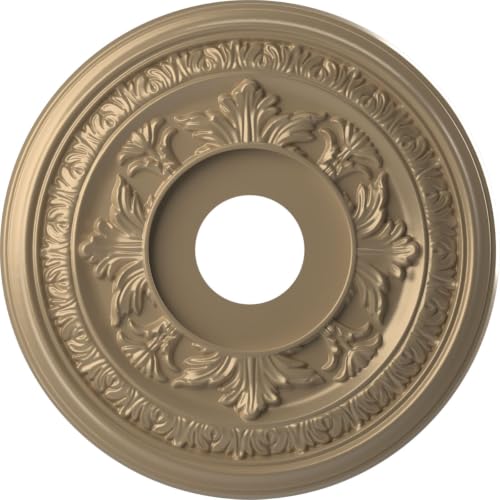 Ekena Millwork 16-in. Baltimore Ceiling Medallion - Metallic Champagne Mist