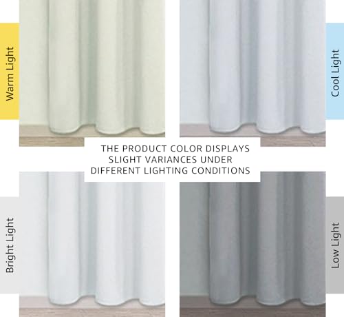 NICETOWN Light Grey Blackout Curtains 42"x84" - 2 Panels