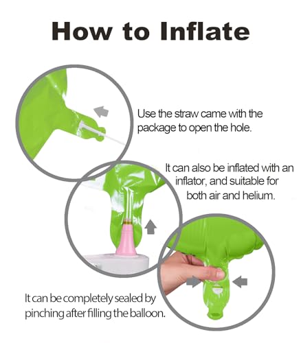 40 Inch Lime Green Number 7 Balloon - Giant Mylar Foil for Parties