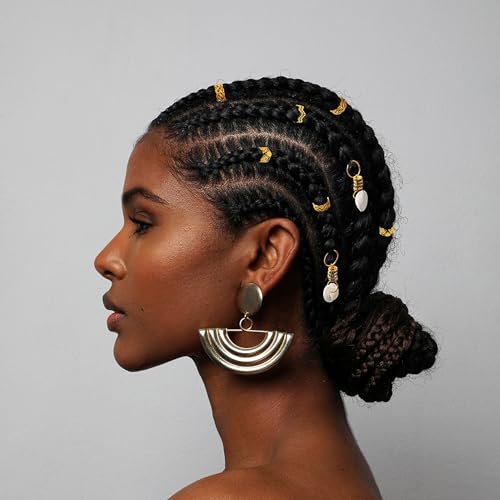 Red by Kiss Premium Luxury Braid Charms Gold & Silver Hair Accessories