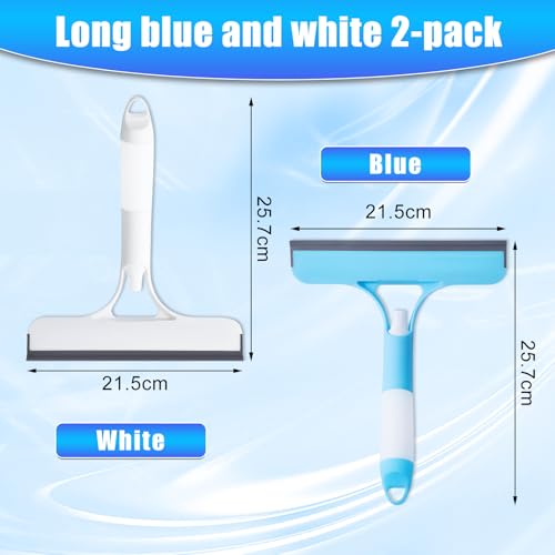 EuftEale Blue 3-in-1 Window Cleaning Squeegee with Spray - All-Purpose Glass & Surface Cleaner Tool