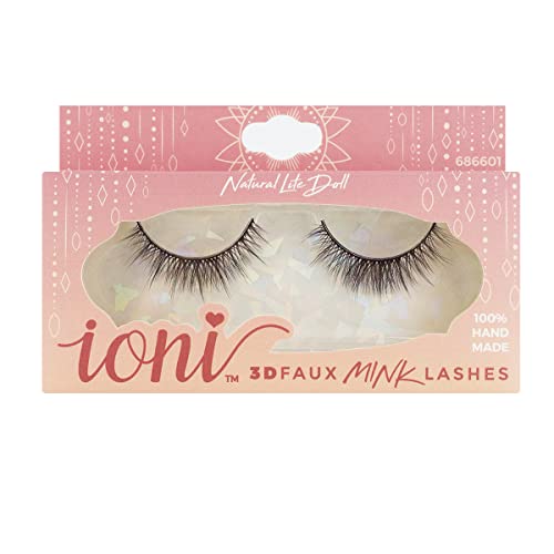Ioni 3D Faux Mink Natural Volume False Eyelashes Doll