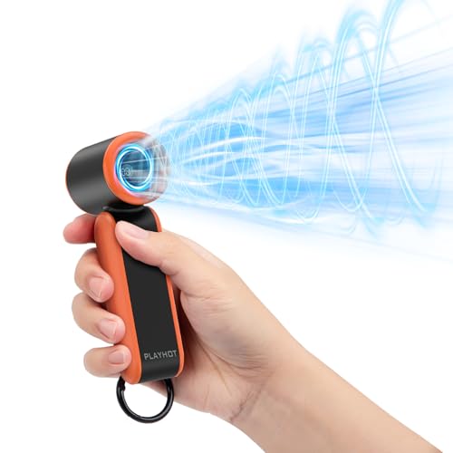 PlayHot Portable Handheld Fan - 5 Speed Rechargeable Travel Fan