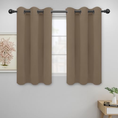 Easy-Going Blackout Curtains, 2 Panels 42x45 in, Camel