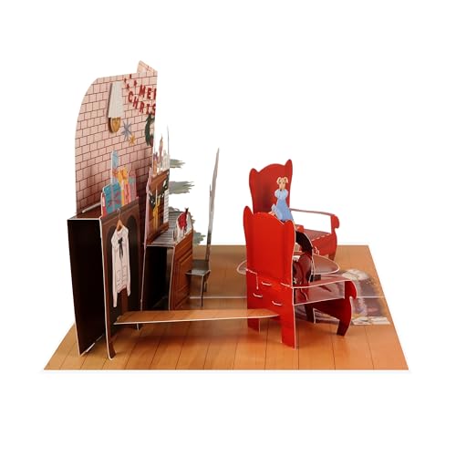 3D Pop-Up Christmas Card with Santa & Tree - Handmade Holiday Card
