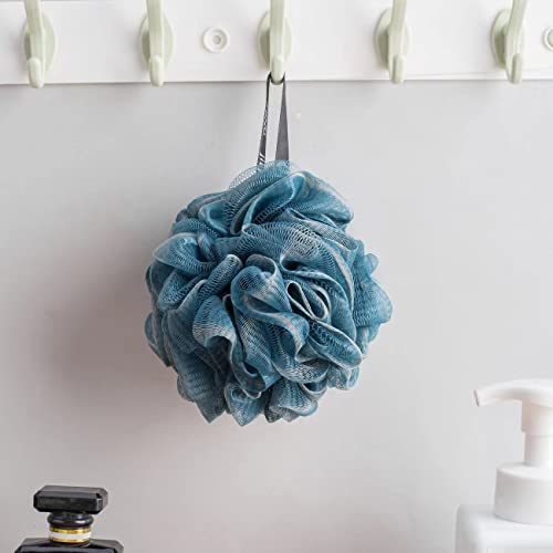 Dark Blue Bath Shower Loofah Sponge 50g Soft Body Scrubber