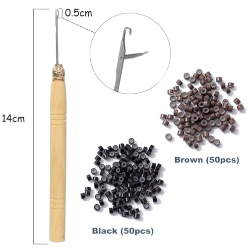 Hair Tinsel Kit with Tools - 2400 Strands 47 Inch Heat Resistant Glitter Hair Extensions Sparkling Fairy Hair Accessories