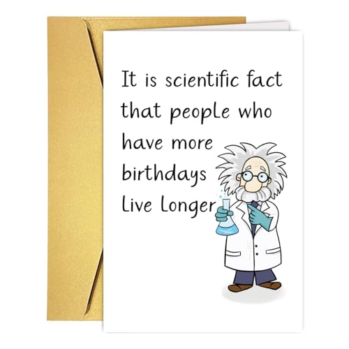 Funny Birthday Card for Men and Women - Humorous Greeting Card