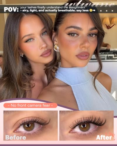Wispy Lash Clusters Natural Eyelash Extensions 9-12mm