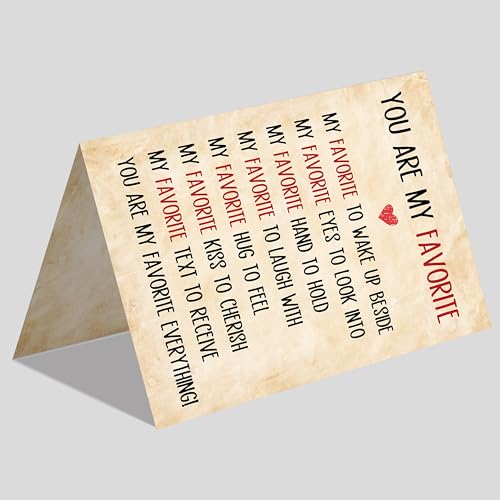 Anniversary Greeting Card for Couples - Romantic Gift Card (ZN389)