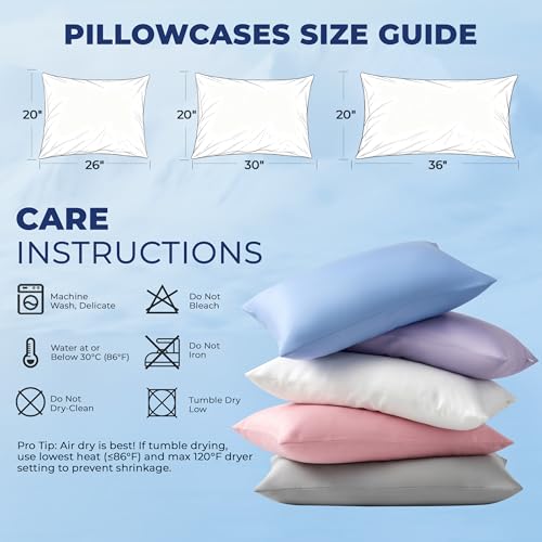 Loomluxe Cooling Pillowcase, Standard Size with Zipper - Dark Gray