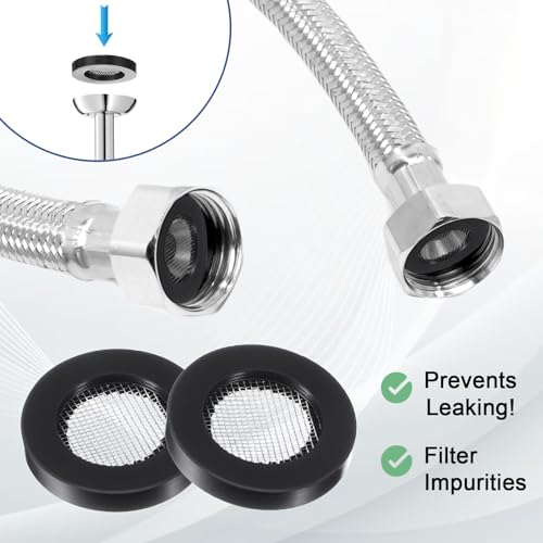 5 Pack 3/4" Shower Head Gaskets - Leak-Proof Rubber Washers