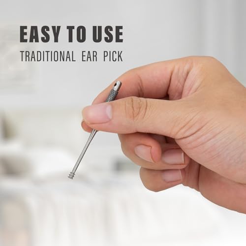 TiTo Titanium Ear Spoon - Double-Ended Rustproof Earwax Removal Tool