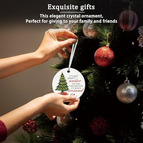 Christmas Ornament 2025 Ceramic Tree Decoration with Gift Box