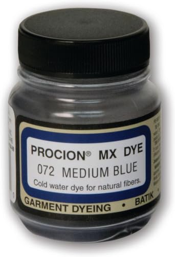 Jacquard Procion MX Fiber Reactive Dye, Medium Blue, 2/3 Oz (Pack of 5)