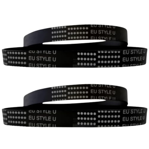 Eureka Style U Vacuum Belts Replacement - 2 Pack for Airspeed, Bravo, Victory