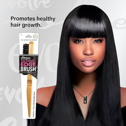 Evolve Perfect Edge Brush with 100% Pure Boar Bristles