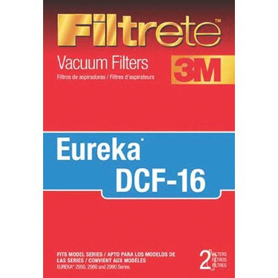 Eureka DCF-16 Vacuum Cleaner Filters - Set of 4 for Series 2950, 2960, 2990