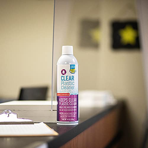 Invisible Glass Clear Plastic Cleaner – Streak-Free Anti-Static 19 oz