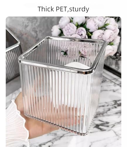 Ivymei Wall Mounted Toothbrush Holder - 2 Pack Adhesive Organizer, Silver