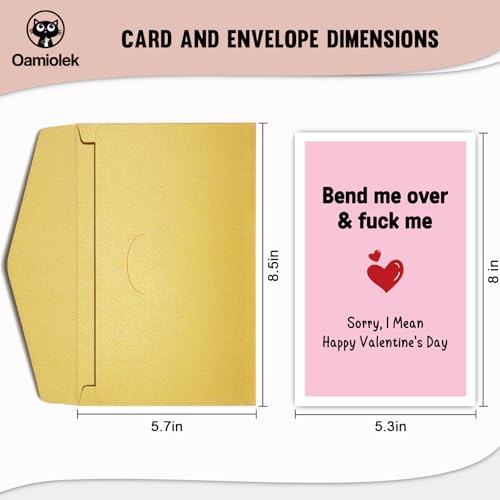 Funny Valentine's Day Card for Him – Raunchy Love Note