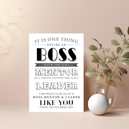 Funny Boss's Day Card - Humorous Gift for Boss & Leader