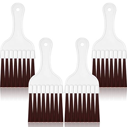 Boao 4 Pack Brown HVAC Coil Brushes for AC & Refrigerator Cleaning