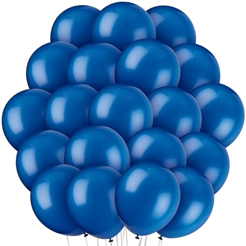 Royal Blue Latex Balloons - 9" | 20 Pack for Parties