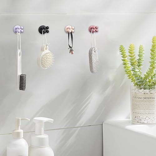 8-Pack Silicone Toothbrush Holders | Waterproof Self-Adhesive Hooks for Bathroom & Kitchen