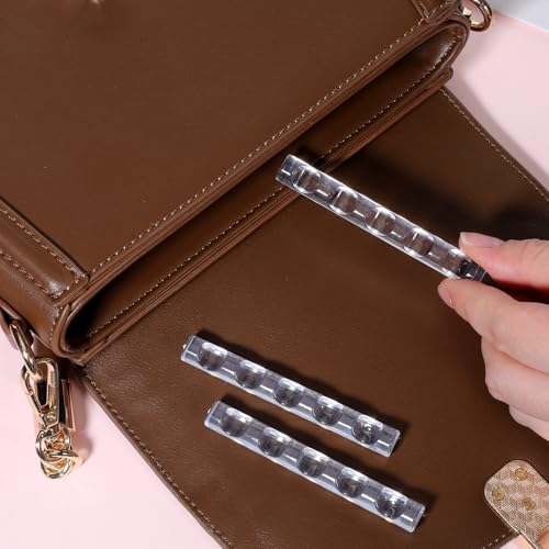 6 Pack Acrylic Nail Art Brush Holder Stand Transparent Rest Organizer