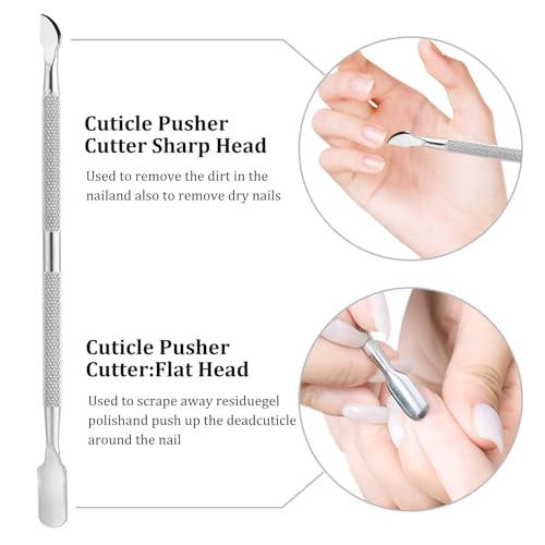 IBWell Professional Stainless Steel Cuticle Trimmer and Manicure Tool Set