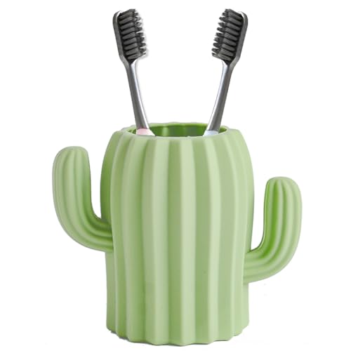 Unbreakable Silicone Cactus Toothbrush Holder for Kids