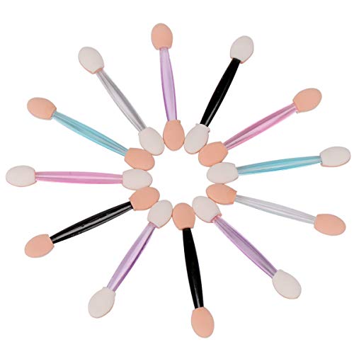 Akstore 30PCS Disposable Dual-Sided Eyeshadow Sponge Applicator Brushes