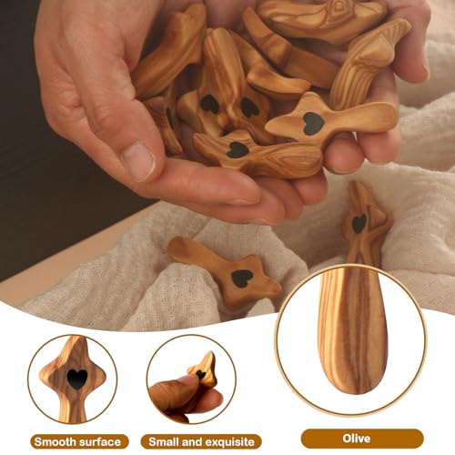 Olive Wood Comfort Cross - Inspirational Stress Relief Gift