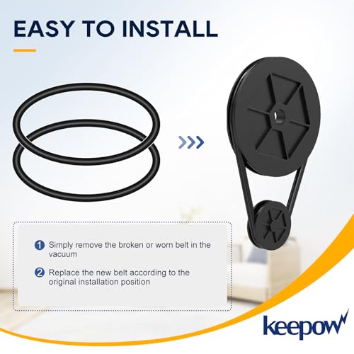 KEEPOW Rock Tumbler Replacement Belts, 5 Pack for KoolStone & Komestone