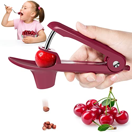 Cherry Pitter Tool - Effortless Cherry Corer with Lock Design
