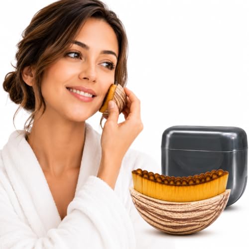 Lymphatic Contour Face Brush - Soft Drainage Massager for Sculpting & Anti-Puffiness