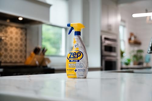Zep Plus Kitchen Foaming Cleaner - 32 FL OZ - Streak-Free, 2-in-1 Formula