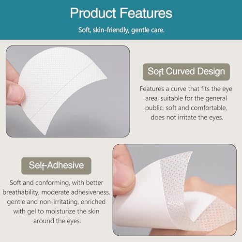 Kootinn 150 Pcs Eyeshadow Shields and Stencils for Makeup Residue