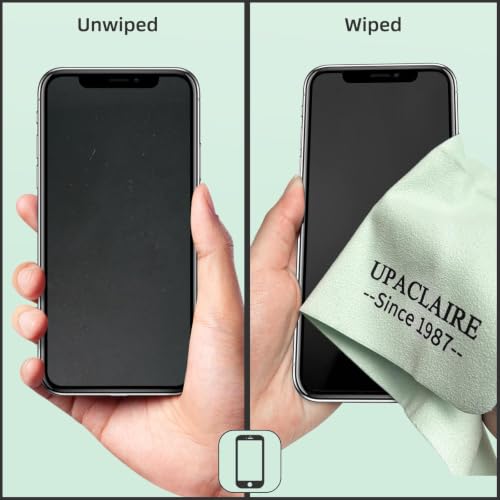 UpaClaire Extra Large Suede Eyeglass Cleaning Cloth - 8" x 10"