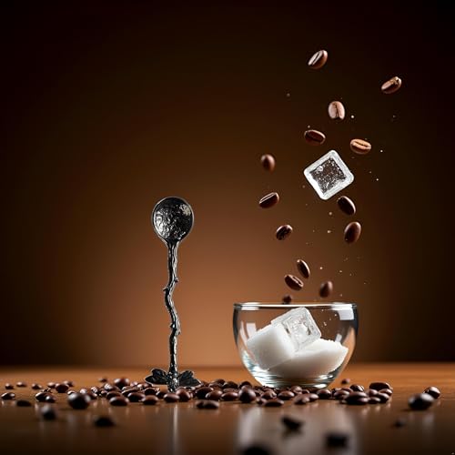 Gun Black Dragonfly Teaspoon - Vintage Stainless Steel Spoon