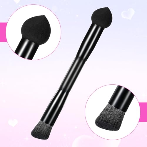 Qianyu Dual-Ended Hairline Powder Brush 2-in-1 Root Touch Up Sponge Tool